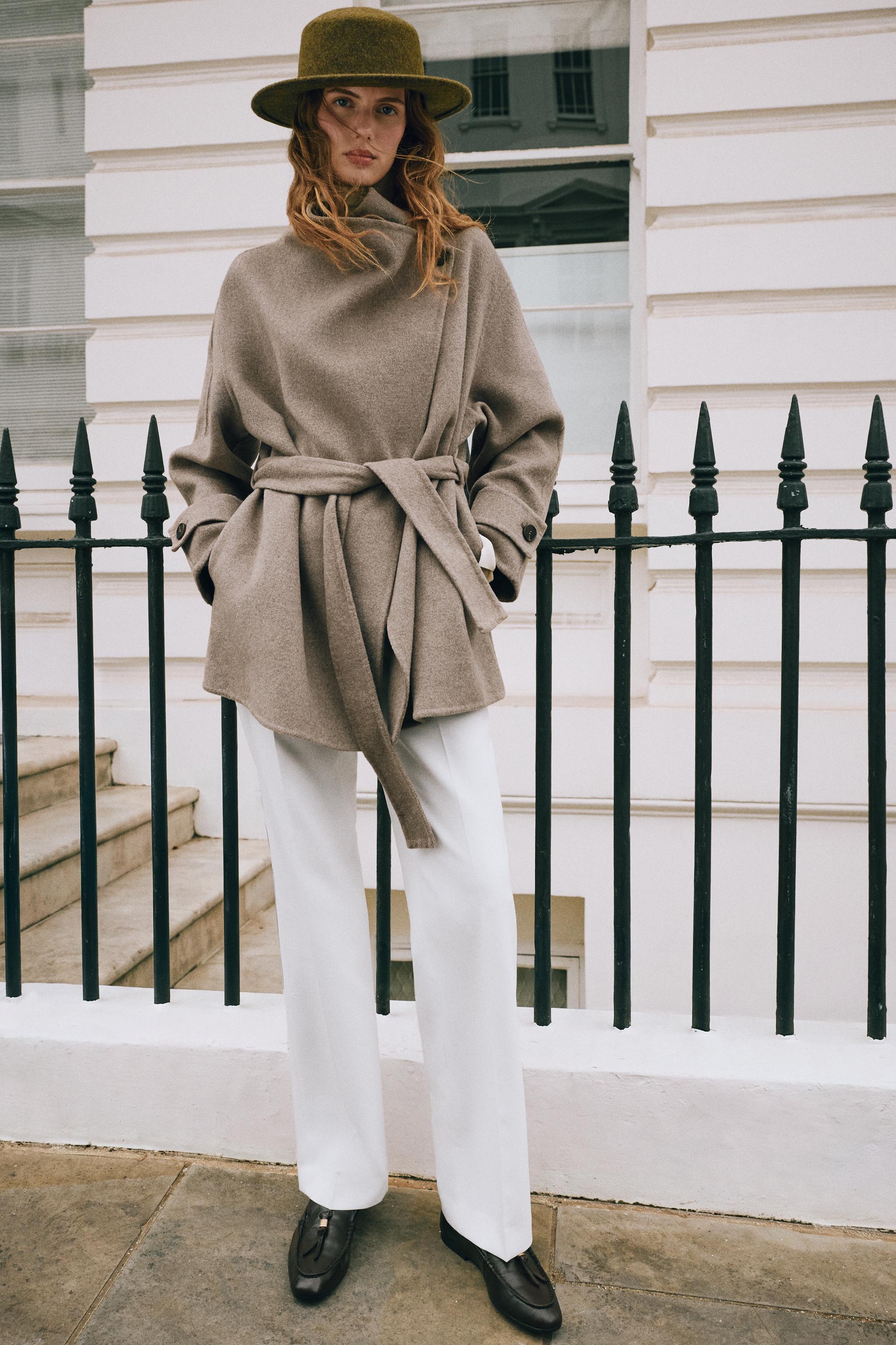 ファーフード付きコート – レディース | ZARA 日本
