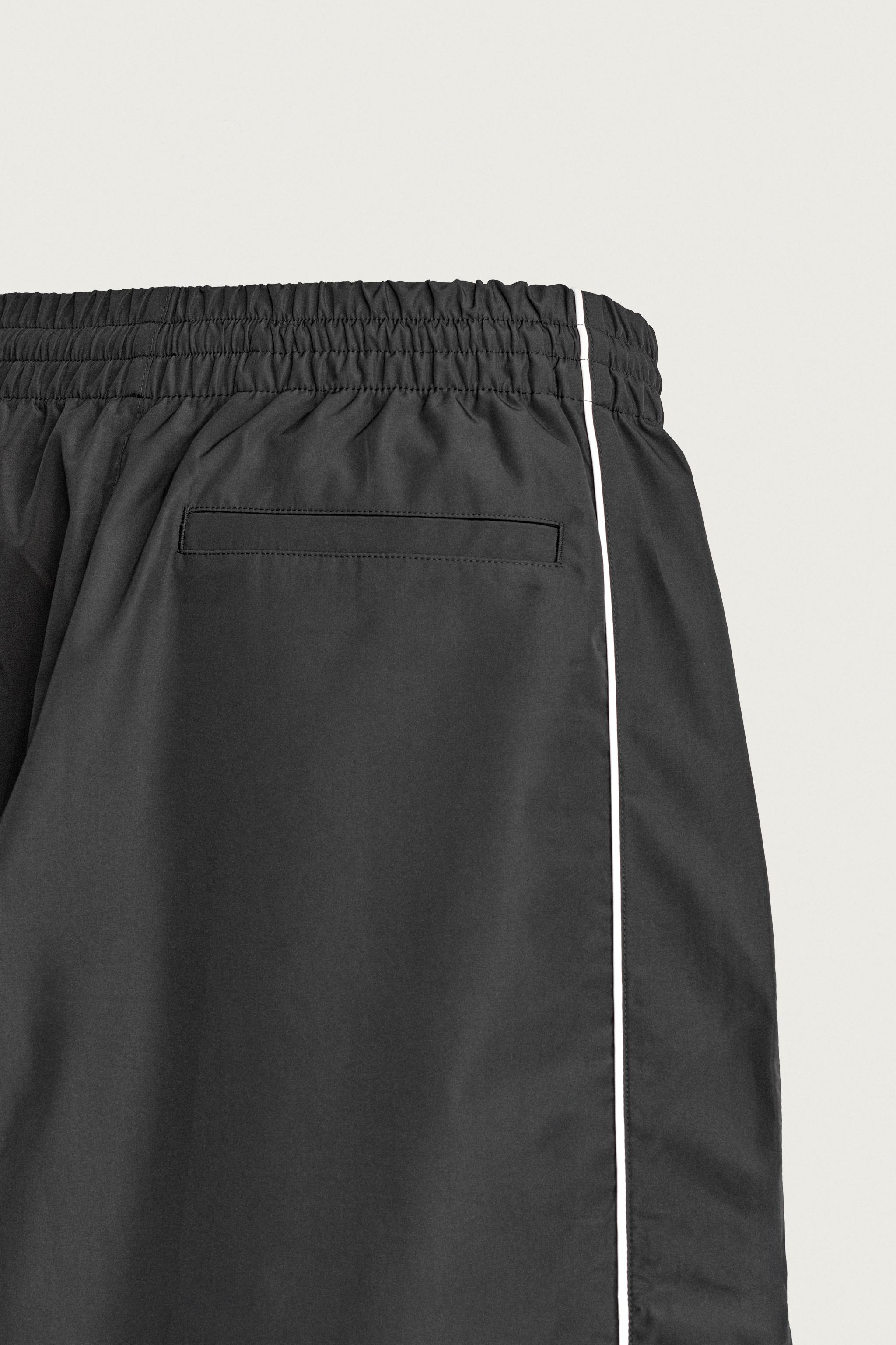 Мужские брюки Zara WATER REPELLENT CONTRAST TECHNICAL TROUSERS — фото 10