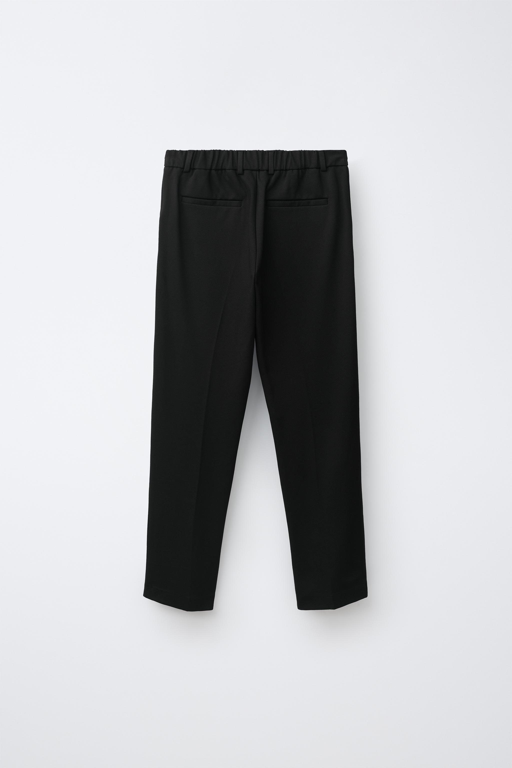 BASIC SUIT PANTS — Black