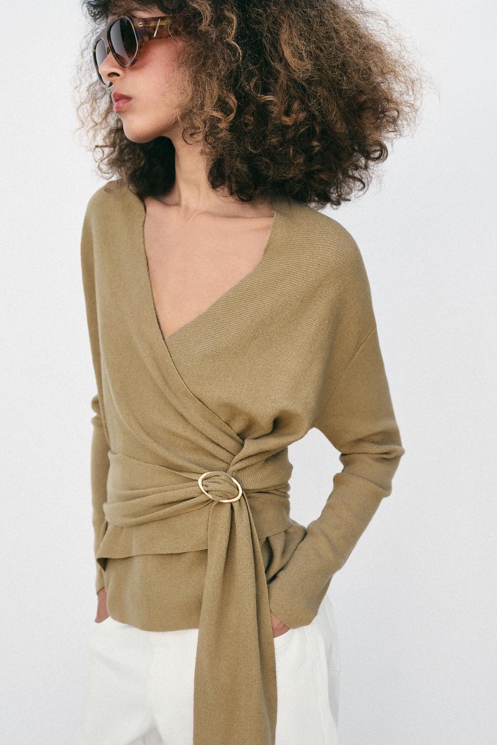 WRAP KNIT CARDIGAN