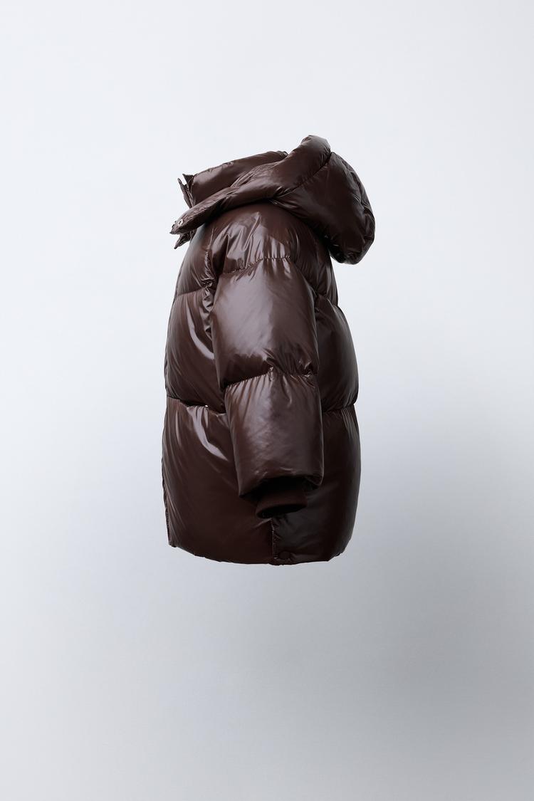 WATER-REPELLENT AND WIND-RESISTANT DOWN FEATHER PUFFER JACKET