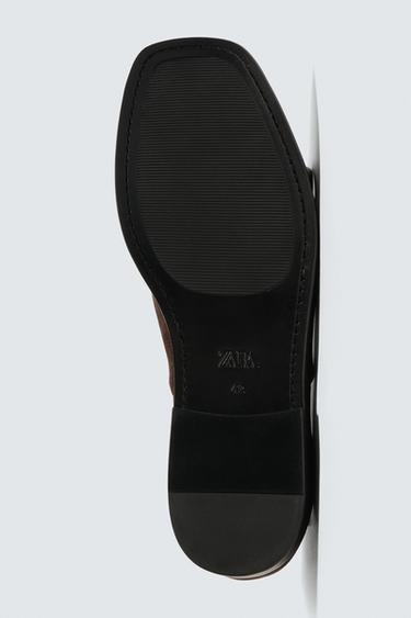 LIMITED EDITION LEATHER SHOES - Brown by Zara - Image 6