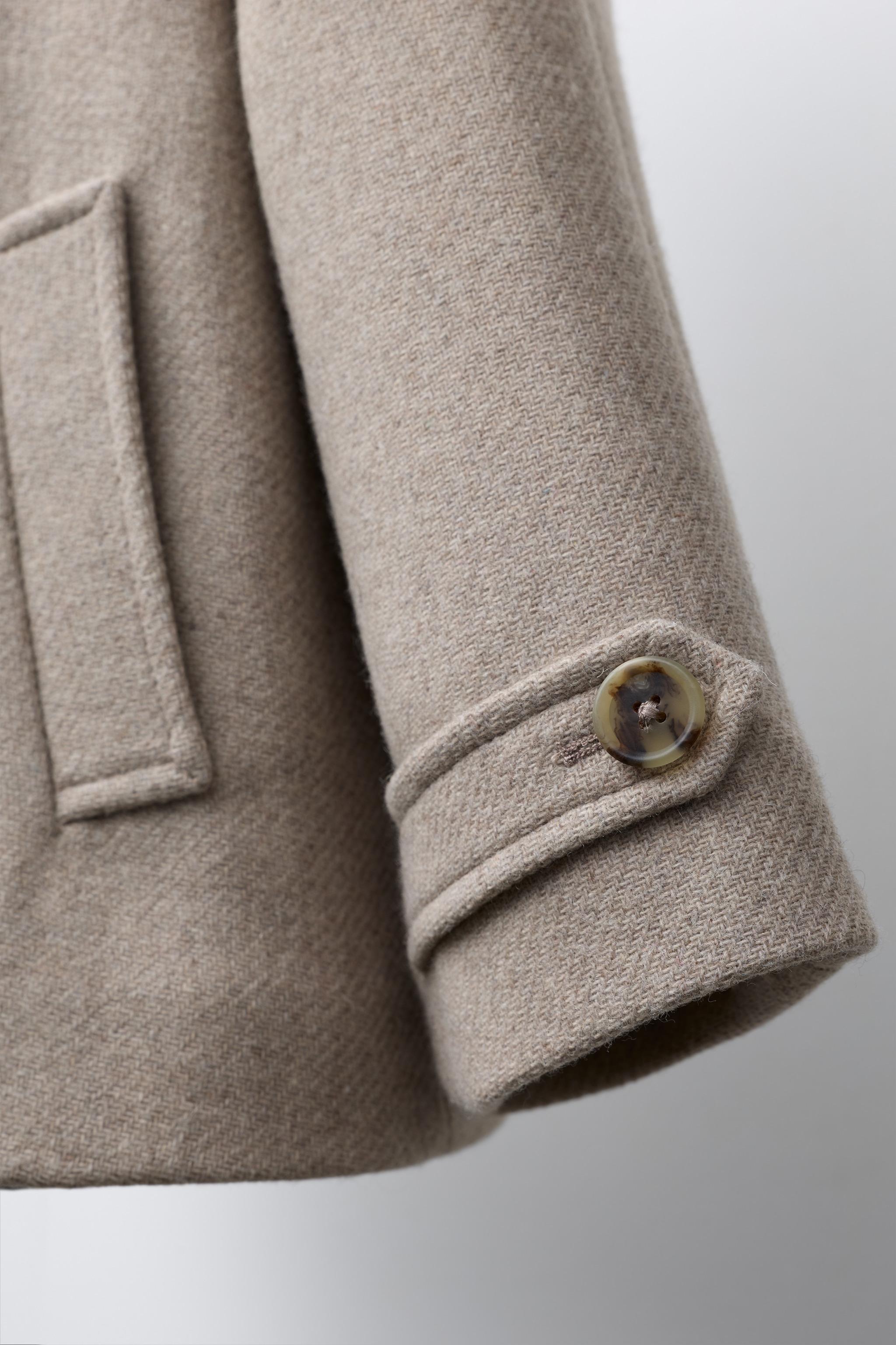 HOODED DUFFEL COAT WITH WOOL MANTECO ®