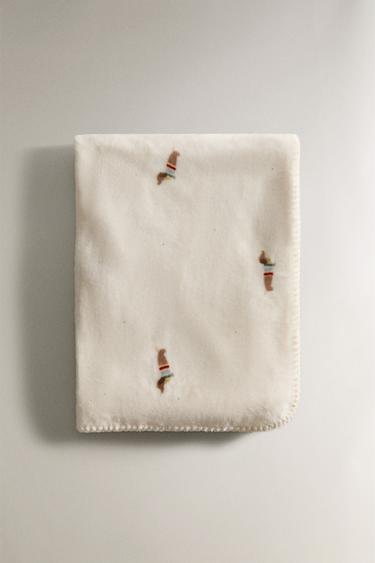 PLAID POLAIRE ENFANT TECKEL - Multicolore de Zara - Image 4