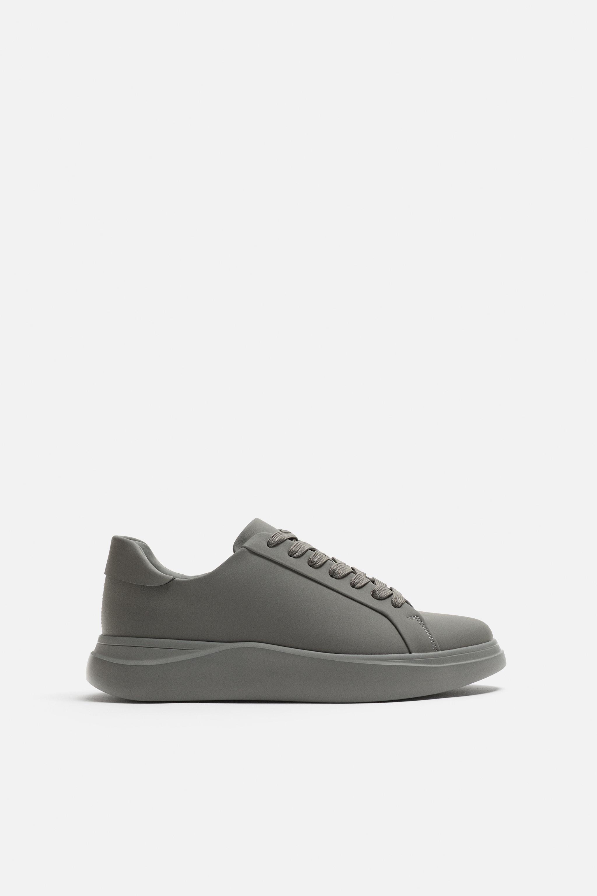 TÊNIS MONOCROMÁTICO COM VOLUME - Cinzento | ZARA Brasil TÊNIS MONOCROMÁTICO COM VOLUME - Cinzento | ZARA Brasil