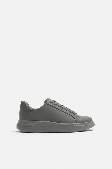 Zara MONOCHROME CHUNKY SNEAKERS - Gray - Image 0