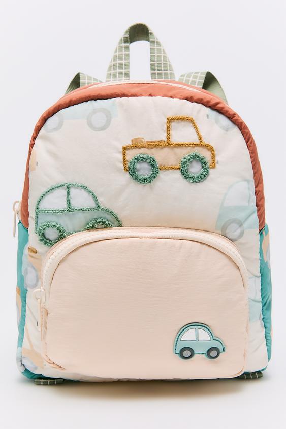 CAR BACKPACK - Ecru White | ZARA Ireland