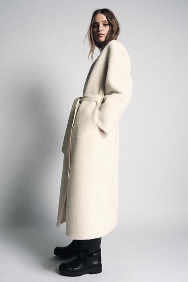 Zara WATER REPELLENT LEATHER BOOTS WITH LUG SOLES - Black - Image 0