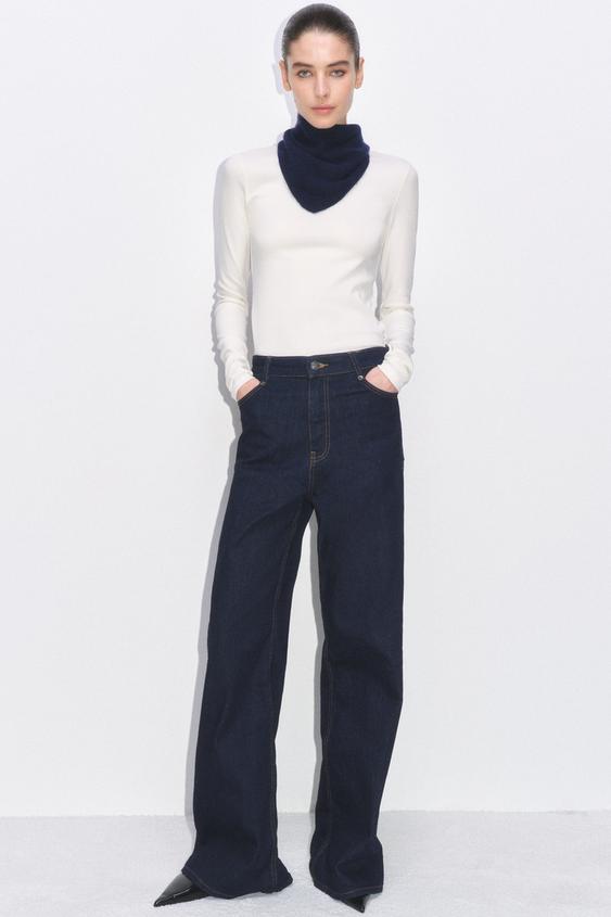 ZW COLLECTION HIGH-WAIST WIDE LEG JEANS