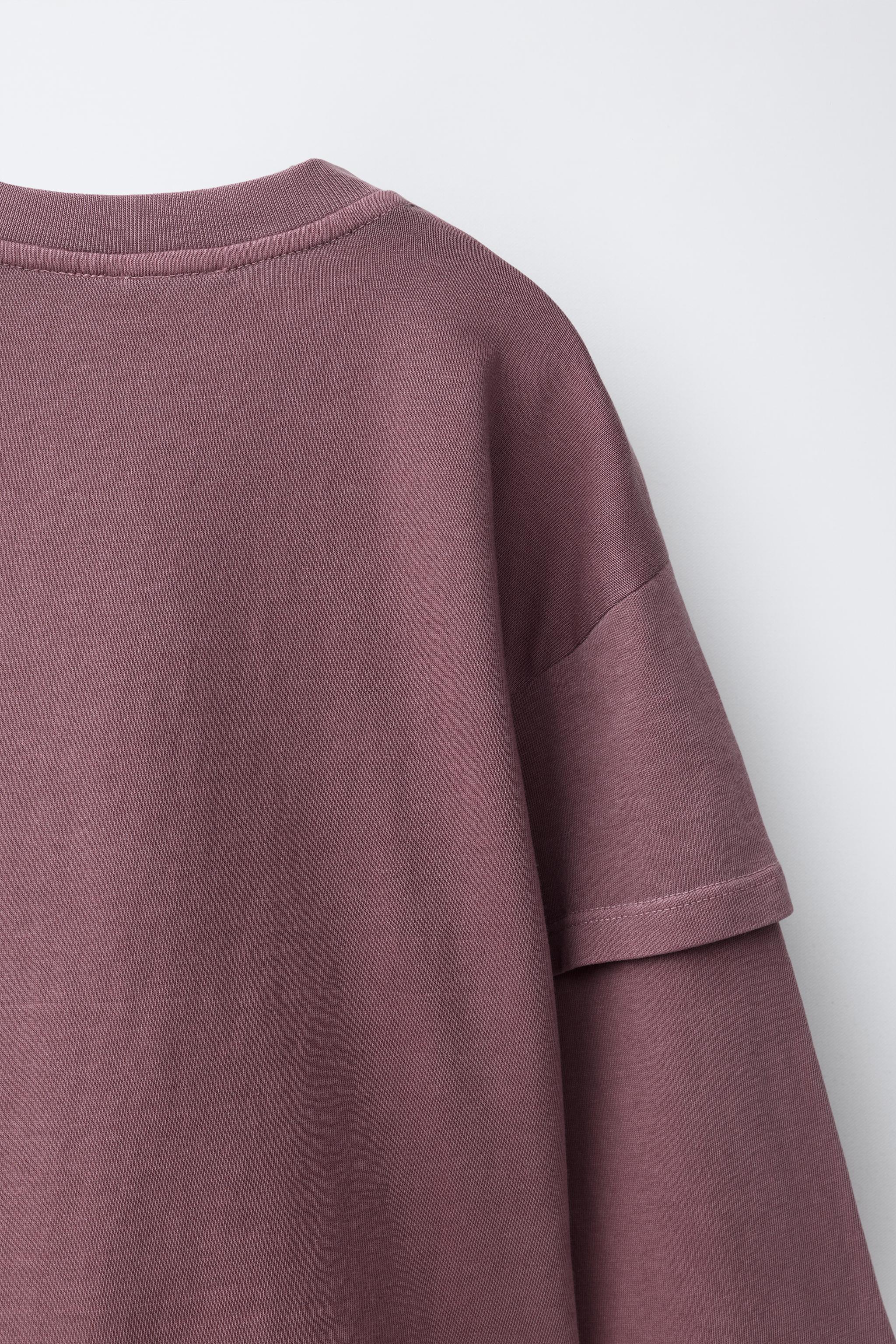 T-SHIRT DOUBLE MANCHE LONGUE