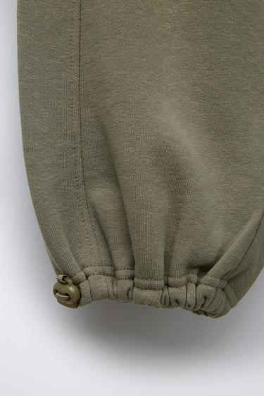 SPORTY JOGGING TROUSERS - Khaki by Zara - Image 3