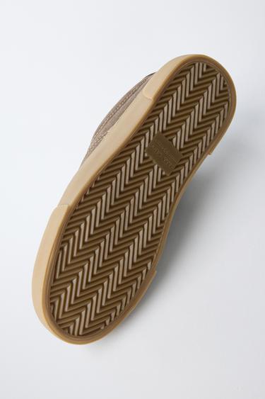 LACE-UP SNEAKERS - Brown by Zara - Image 6
