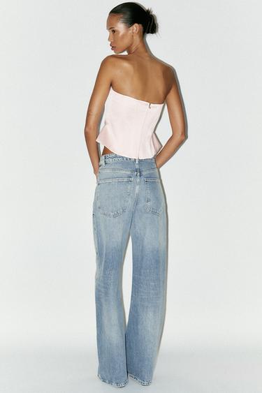 SATIN CORSET TOP - Pastel pink by Zara - Image 3
