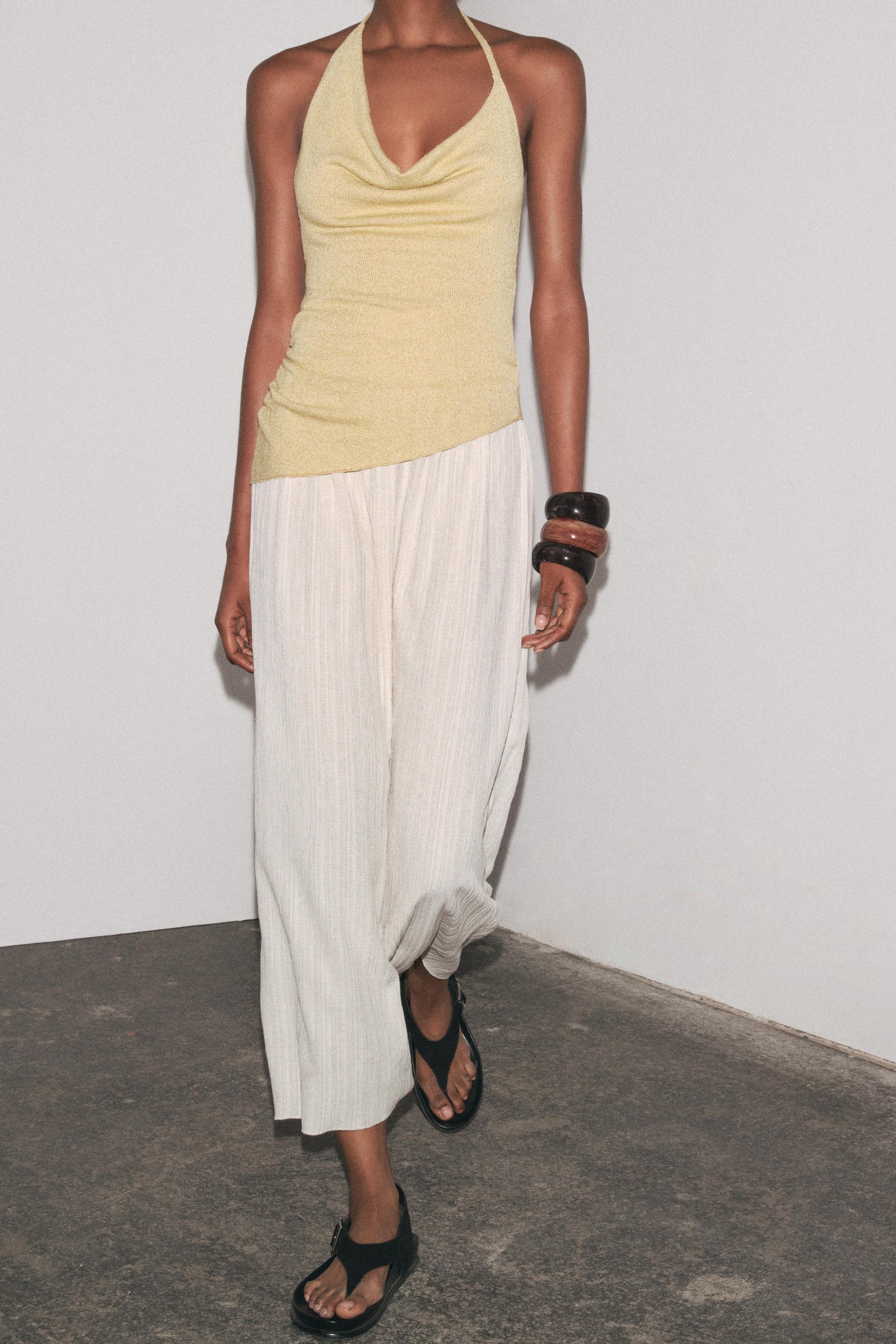 COMBINATION HALTER DRESS