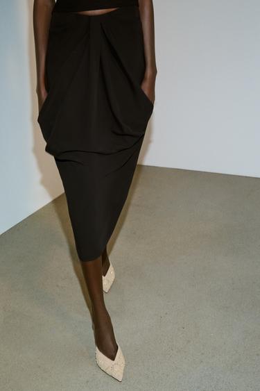 CHAUSSURES OUVERTES À L'ARRIÈRE À DÉCORS - Blanc écru de Zara - Image 2