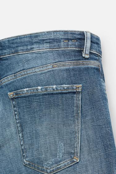 JEAN SKINNY DÉCHIRÉ - Bleu moyen de Zara - Image 8