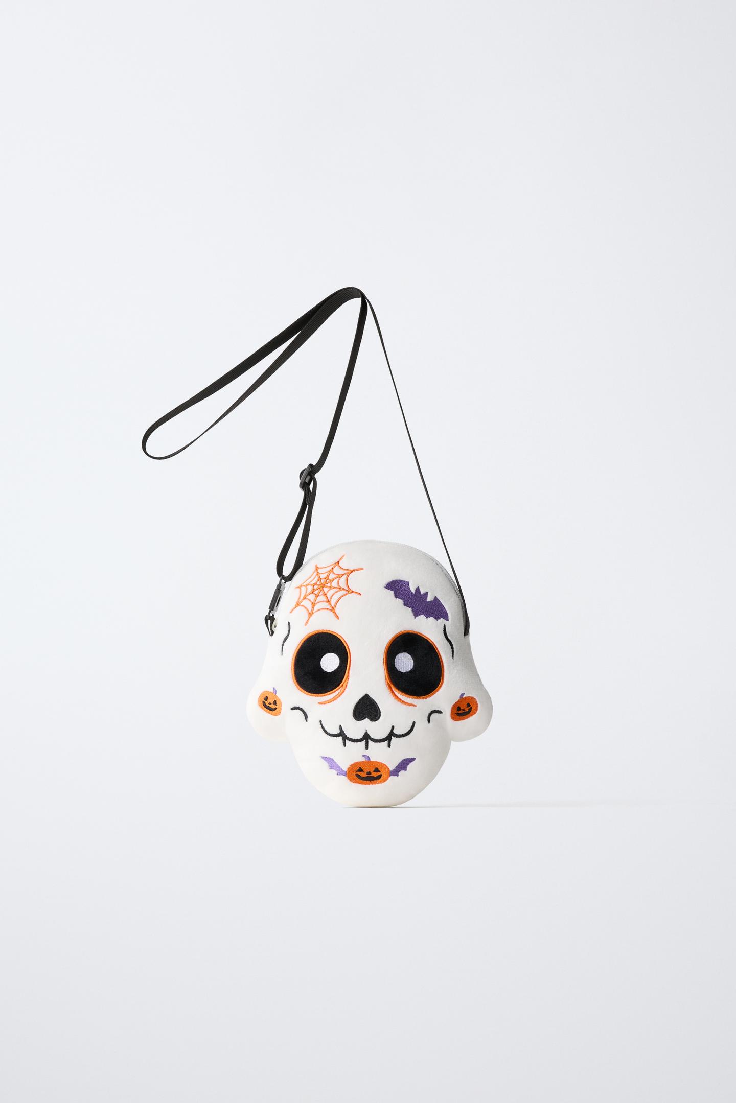 Детская сумка Zara Skull Crossbody, цвет: Белый — фото 1