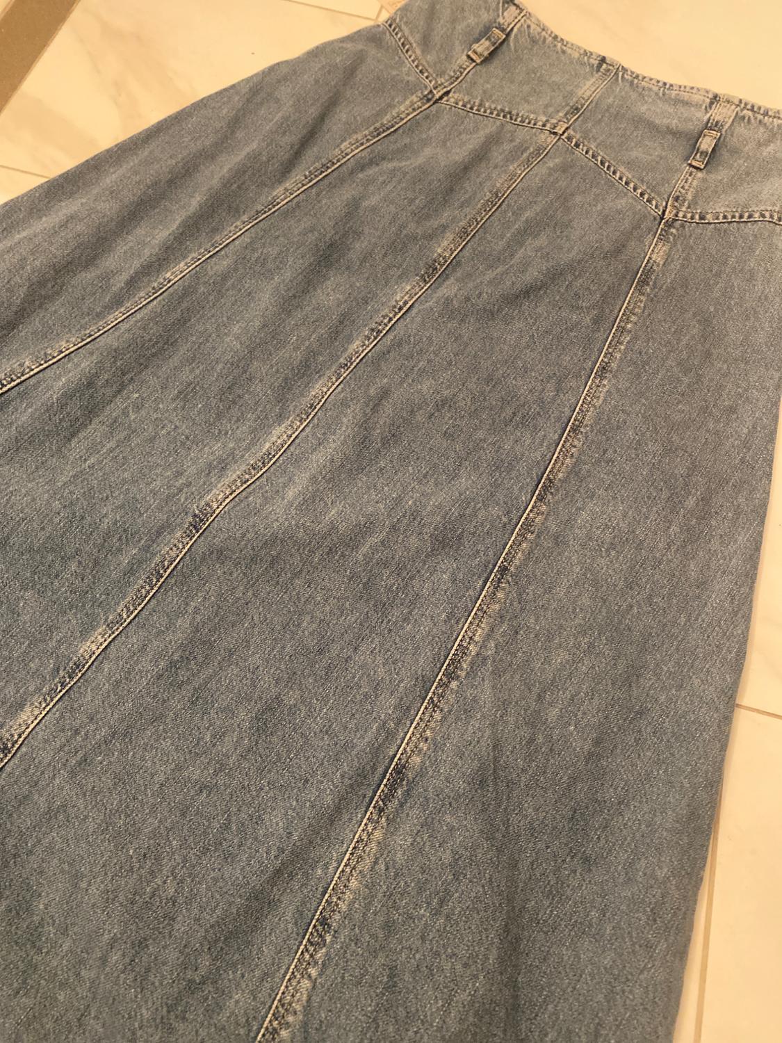 DENIM MIDI SKIRT - Image 3