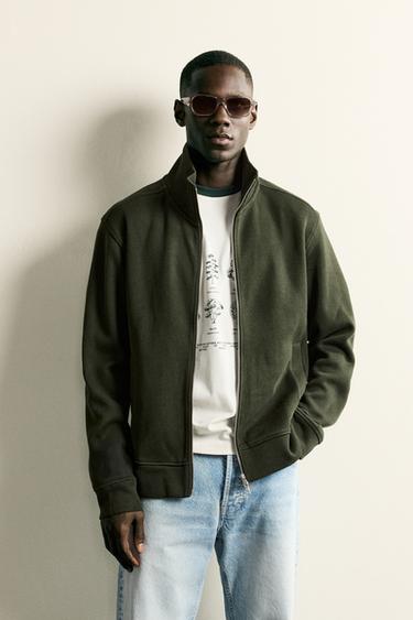 CHAQUETA CANALÉ INTERLOCK - Verde de Zara