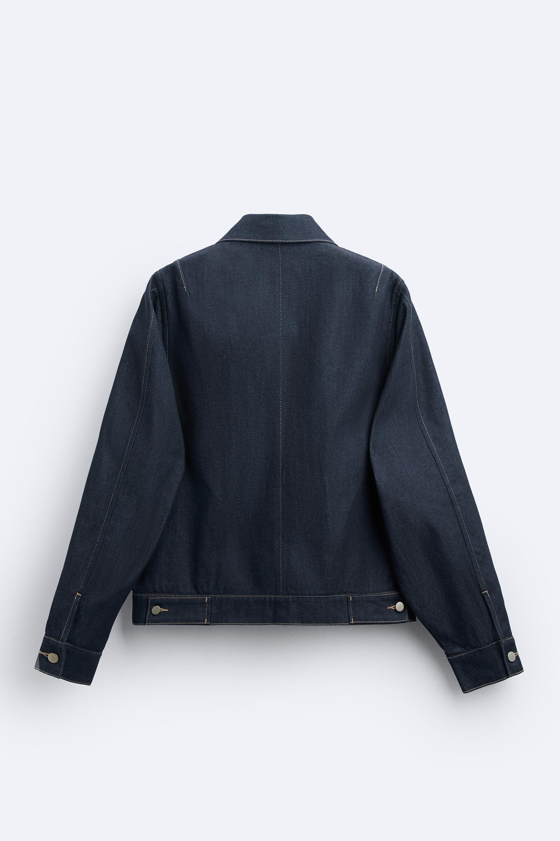 CAZADORA DENIM BORDADO ROSAS-CHAQUETAS-MUJER, ZARA Estados Unidos