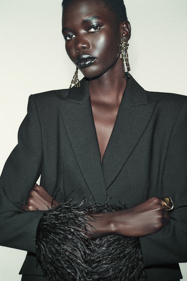 FITTED BLAZER - Black by Zara