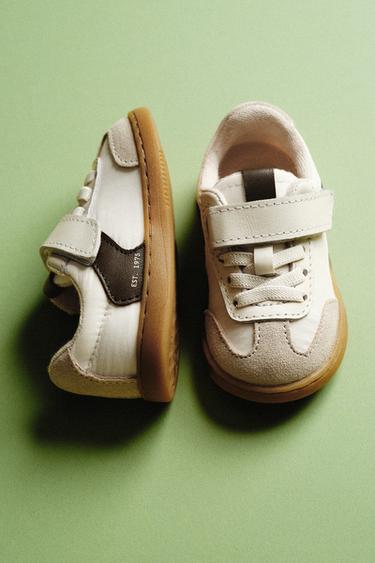 RETRO BAREFOOT TRAINERS - White by Zara