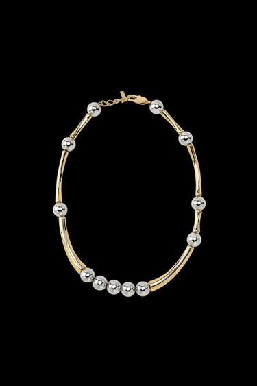 COLLAR PIEZAS METÁLICAS - Dorado de Zara - Imagen 0