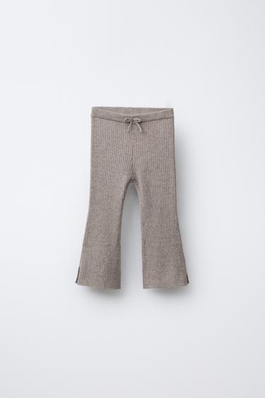 LEGGING PUNTO FLARE - Gris topo de Zara