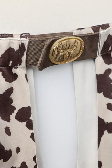 DÉGUISEMENT COWBOY À IMPRIMÉ ANIMALIER ET FRANGES - Marron de Zara - Image 5