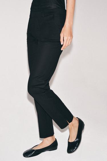 PANTALON CAPRI TAILLE BASSE ZW COLLECTION - Noir de Zara - Image 2