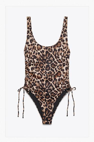 ANIMAL PRINT SWIMSUIT - Leopard by Zara