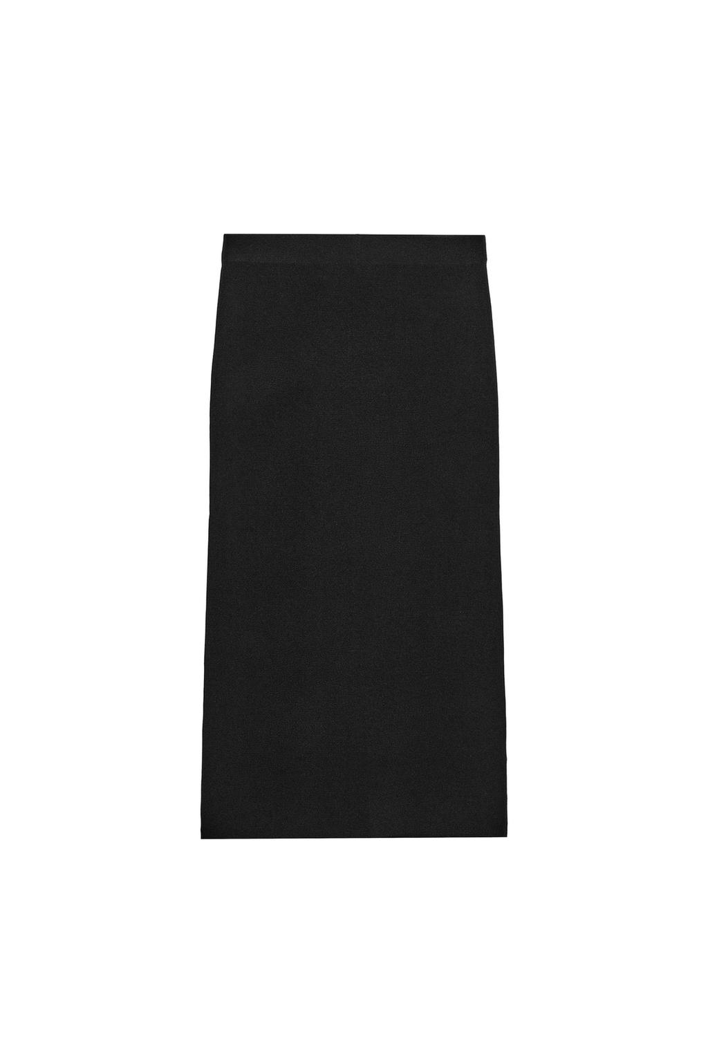 KNIT MIDI SKIRT