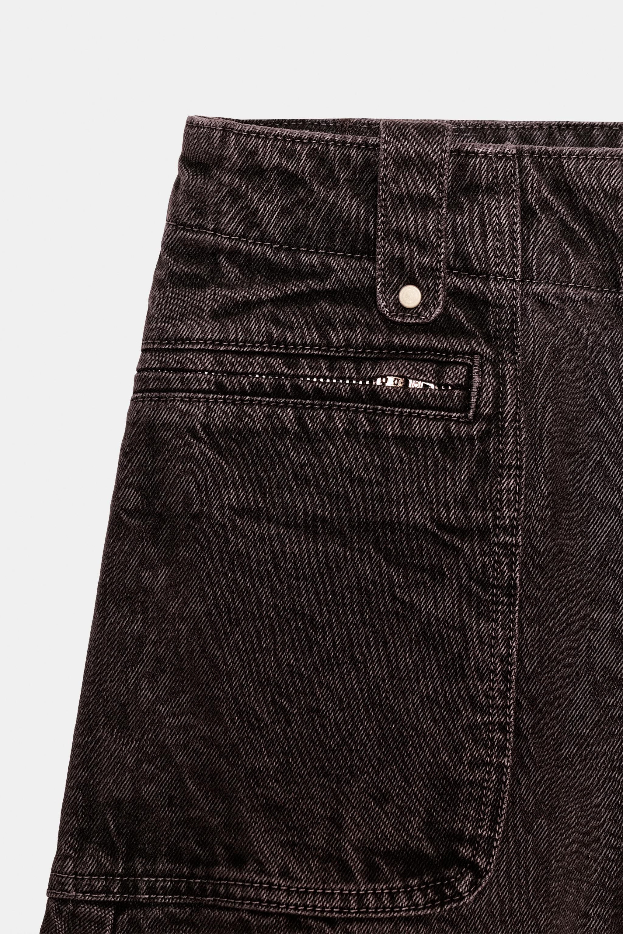 Z1975 ORTA BEL KARGO BARREL JEAN - Görsel 10