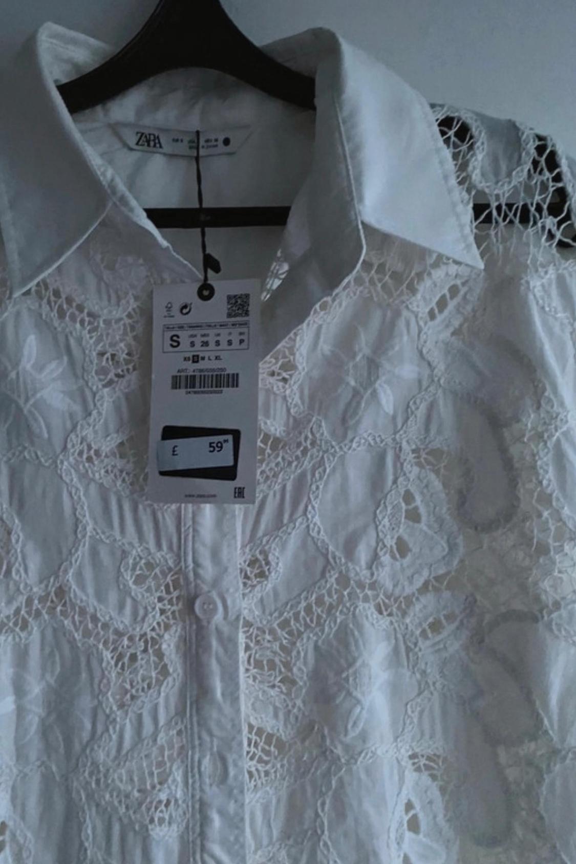 SHIRT WITH CUTWORK EMBROIDERY - Image 2