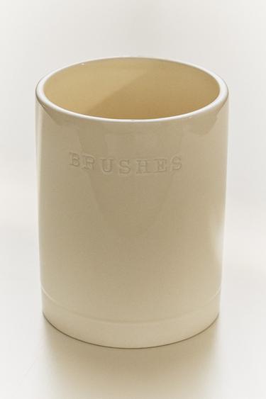POT À USTENSILES CÉRAMIQUE - Crème de Zara - Image 7