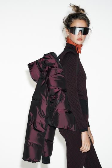 BODY JACQUARD SEAMLESS SKI COLLECTION - Bordeaux de Zara - Image 2