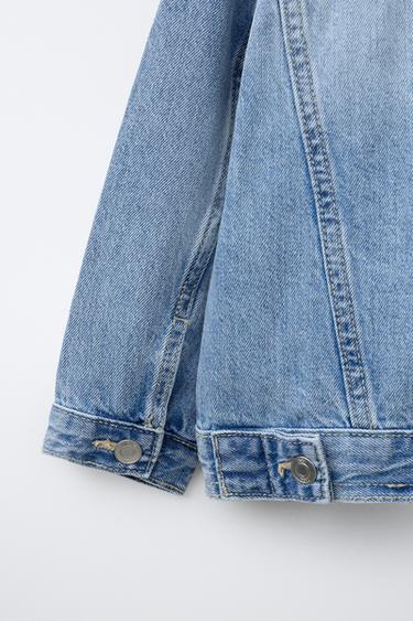 VESTE EN JEAN - Bleu moyen de Zara - Image 3