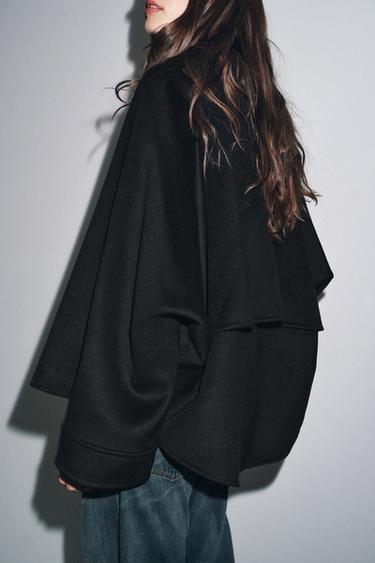 WOOL ZIP JACKET ZW COLLECTION - Black by Zara