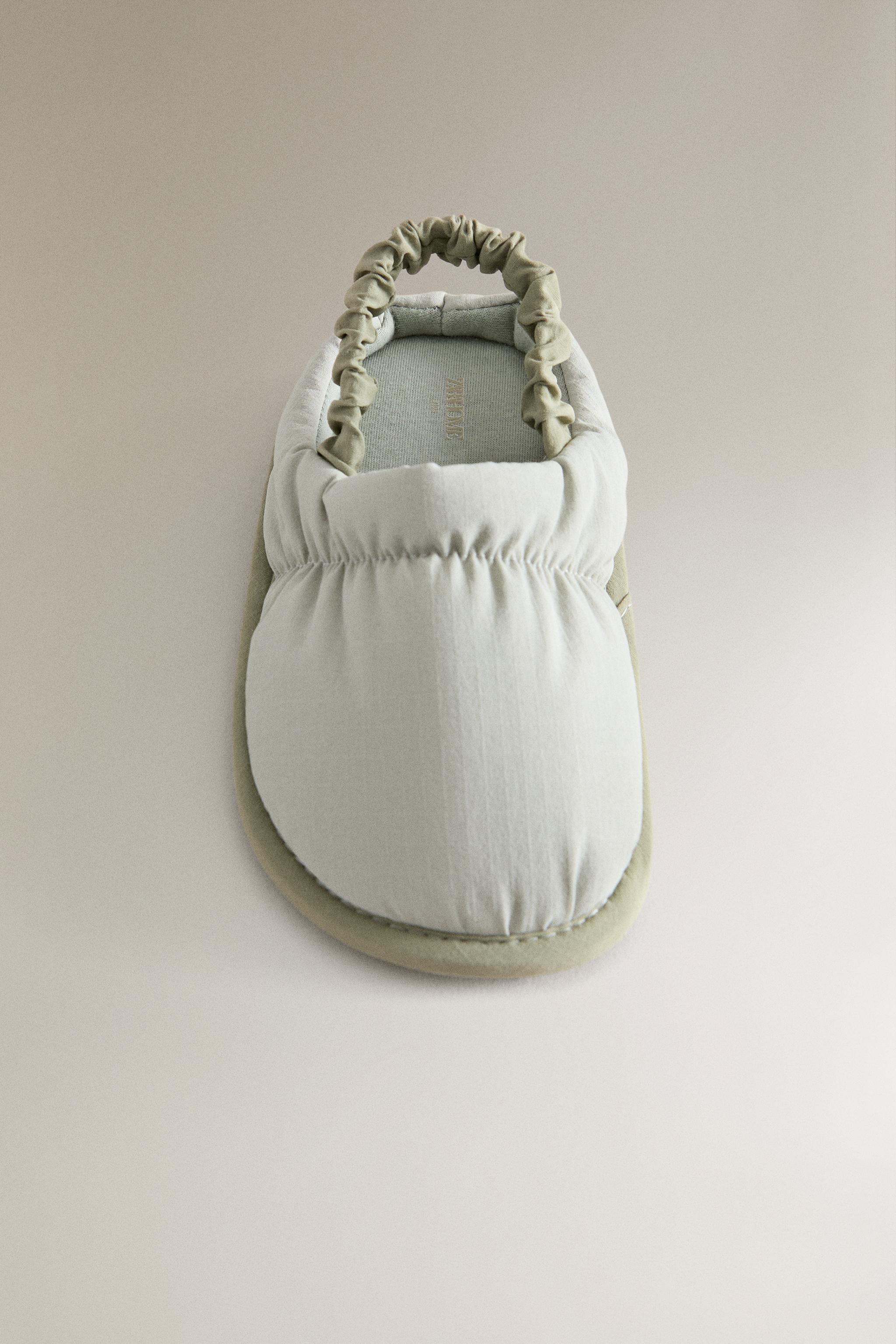 Детские тапочки Zara KIDS FABRIC SLIPPERS — фото 5