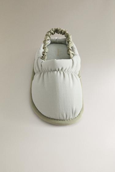 CHAUSSONS ENFANT TISSU - Bleuté de Zara - Image 4