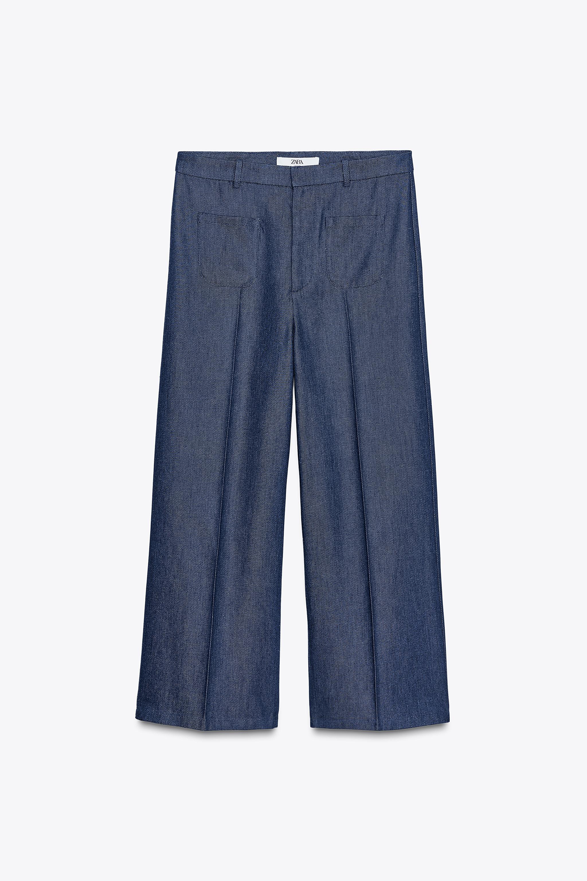 パンツ PAROSH Women Straight Pants PANTYD231087 012 Blue 29372595_58423112_600.jpg