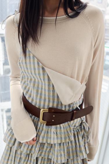 DOUBLE KNIT JUMPER - Sand by Zara