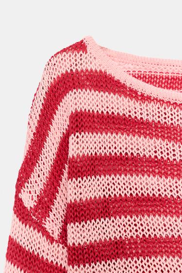STRIPED CROPPED JUMPER - Stripes by Zara - Image 8