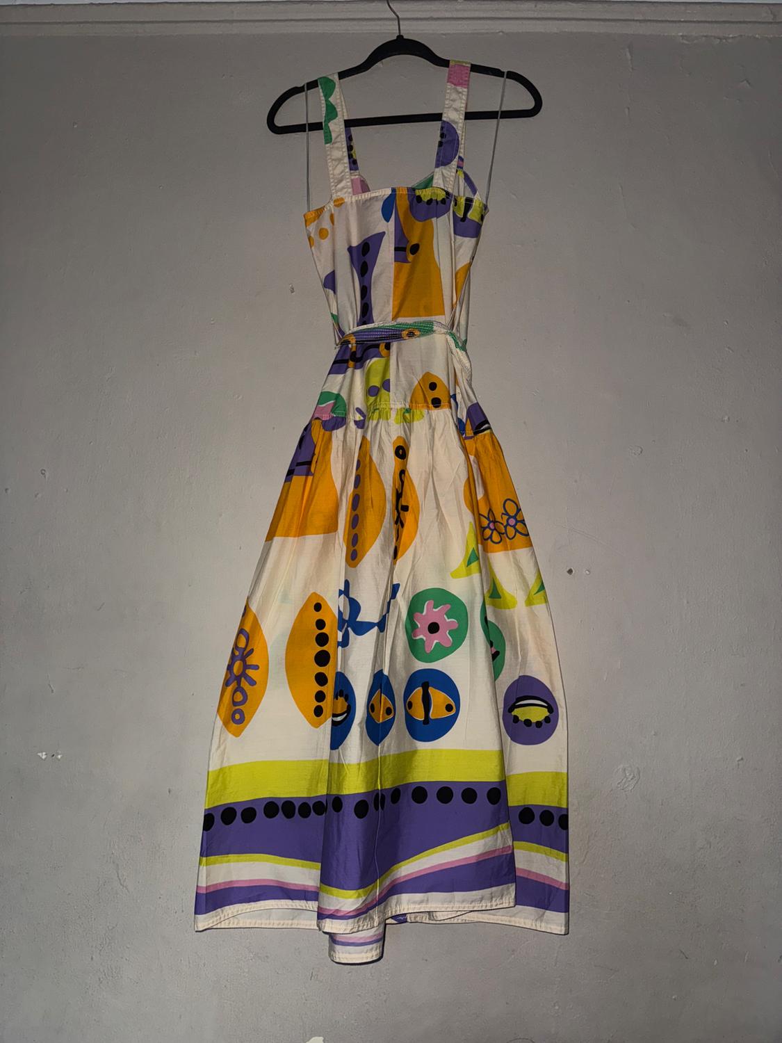 PRINTED MIDI DRESS - Image 2