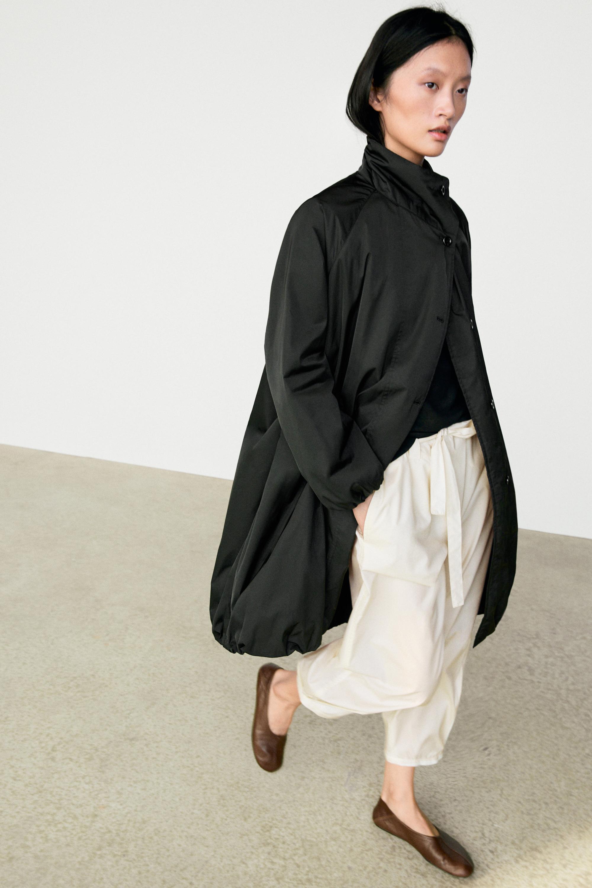 High neck jacket — Black