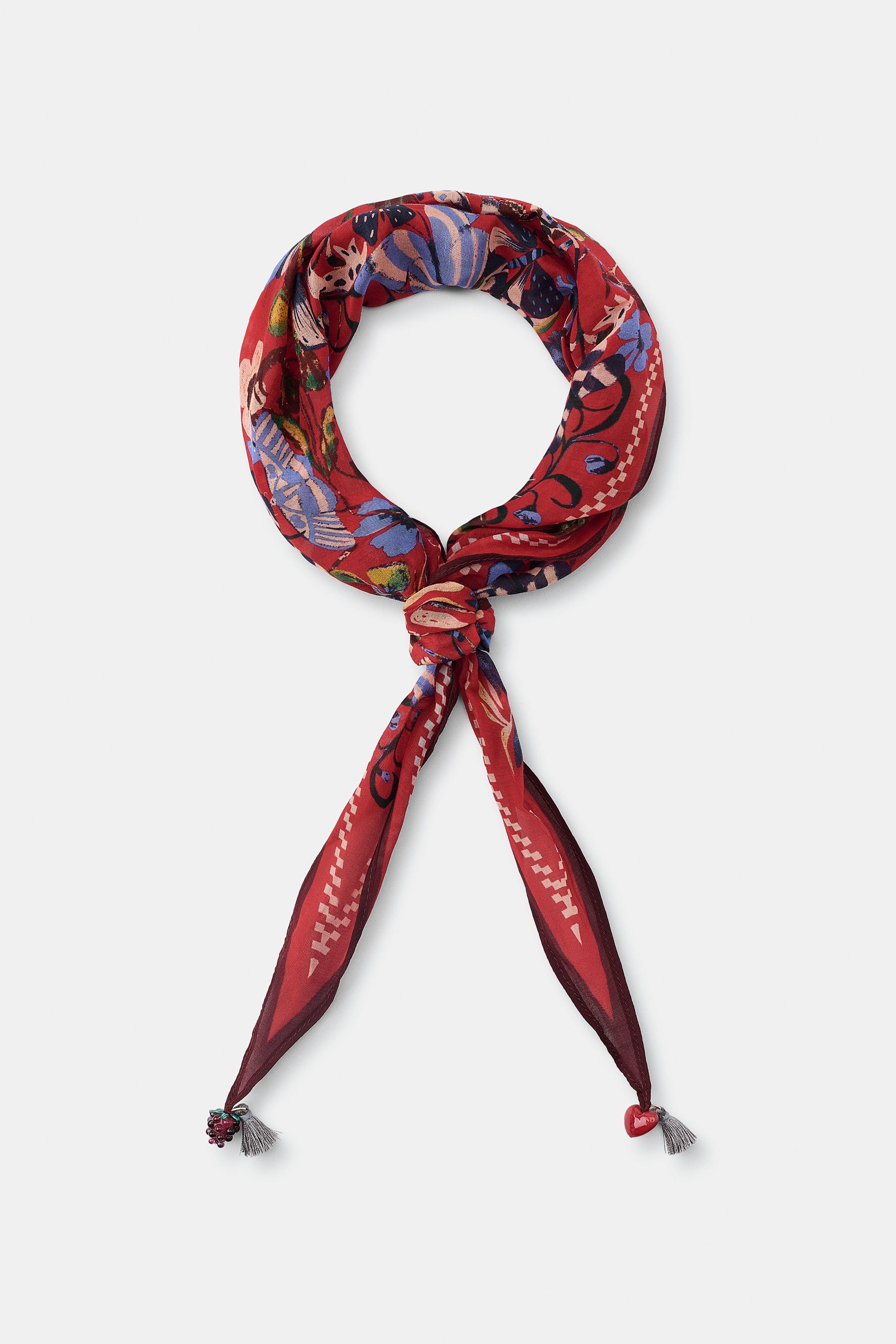 BANDANA IMPRIMÉE SOIE CHARMS