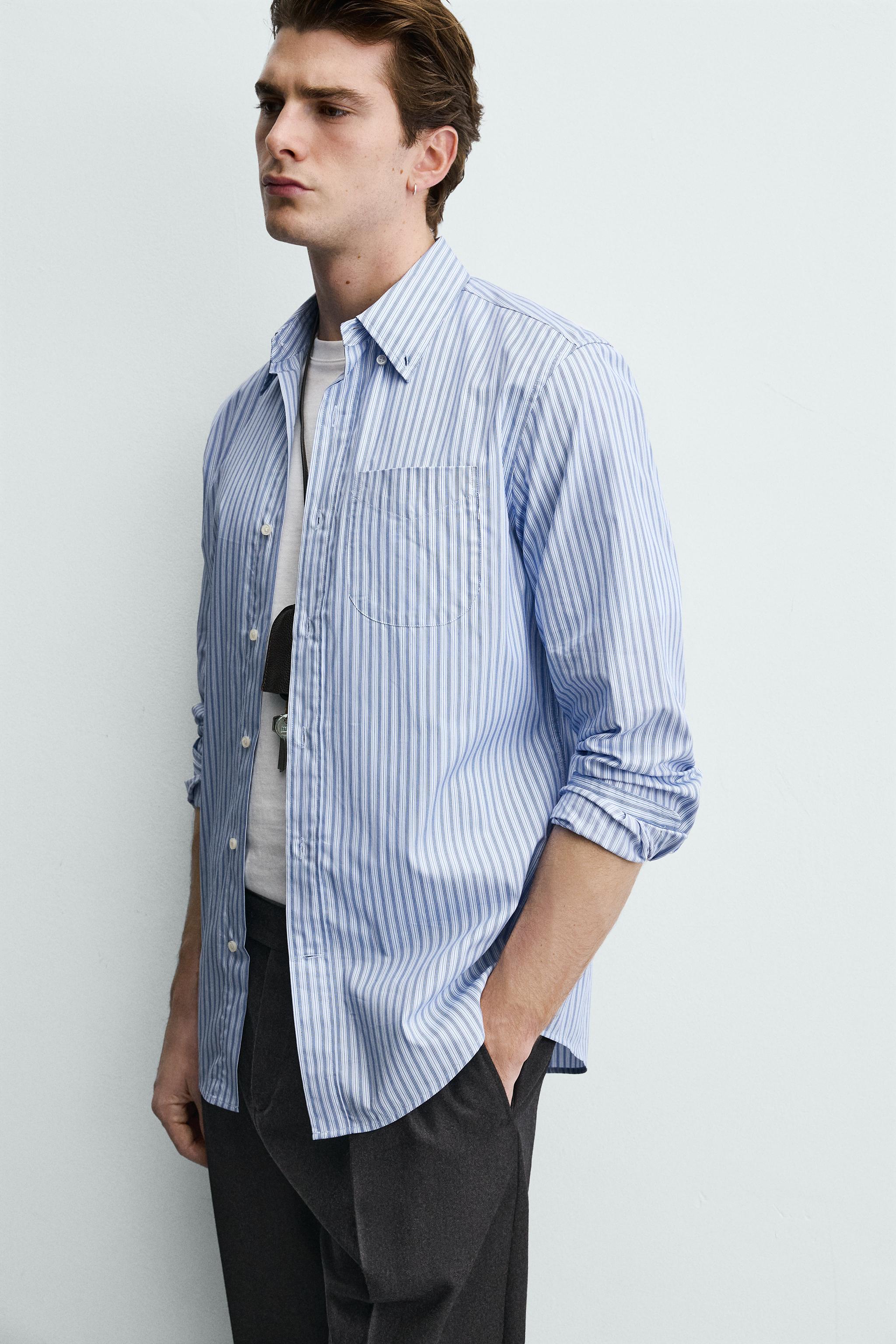 CHEMISE REGULAR FIT À RAYURES