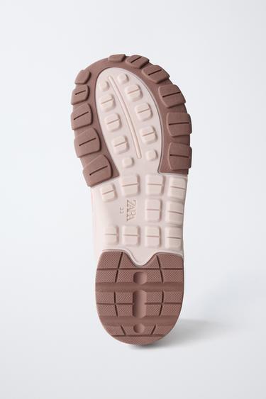 BASKETS BAREFOOT EN RÉSILLE - Rose de Zara - Image 7