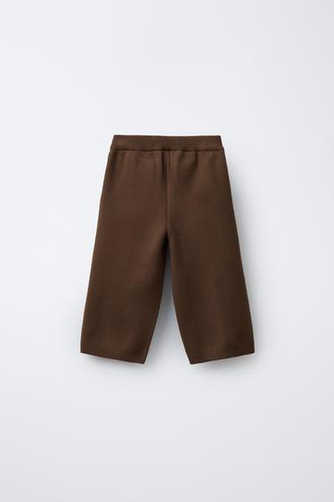 KNIT CULOTTES - Chocolate brown by Zara - Image 1