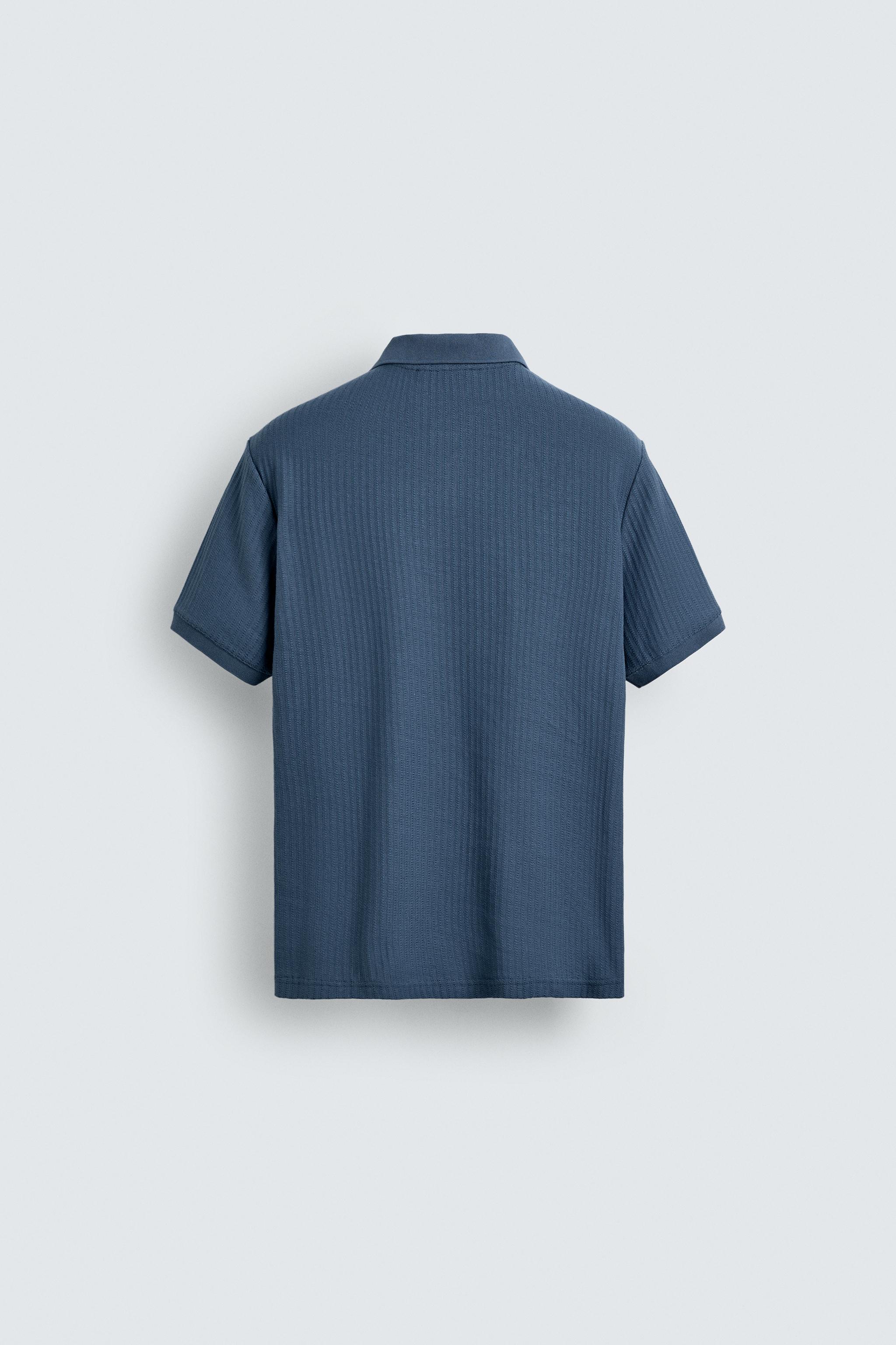 POLO REGULAR FIT CANNELÉ